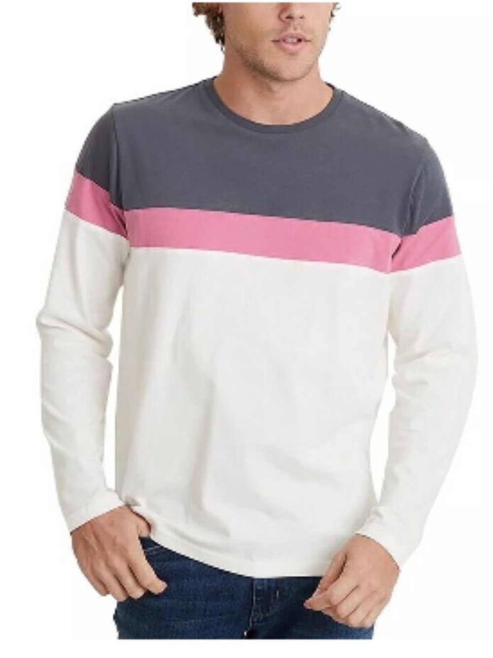 Marine Layer Organic Cotton Jacob Colorblock Shirt L/XL